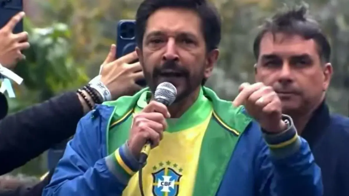 Ricardo Nunes diz que ‘supremo é o povo brasileiro’ em ato na Paulista