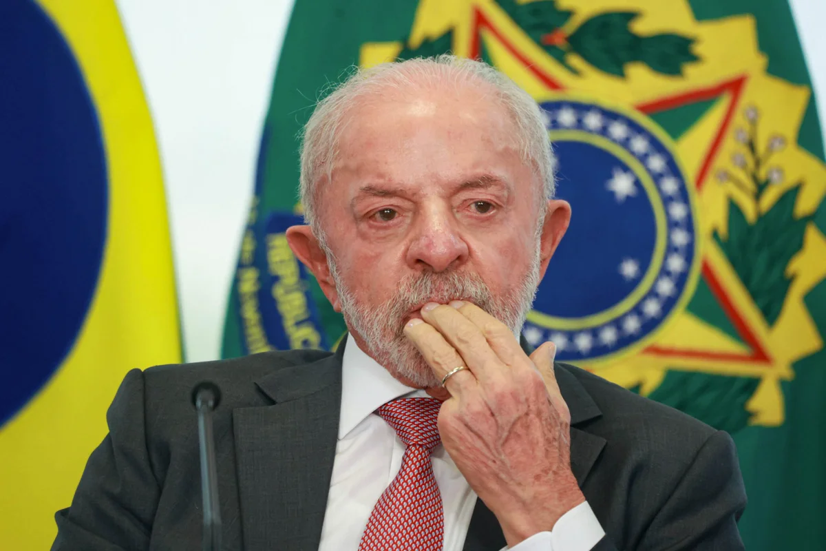 Presidente Lula durante agenda no Palácio do Planalto