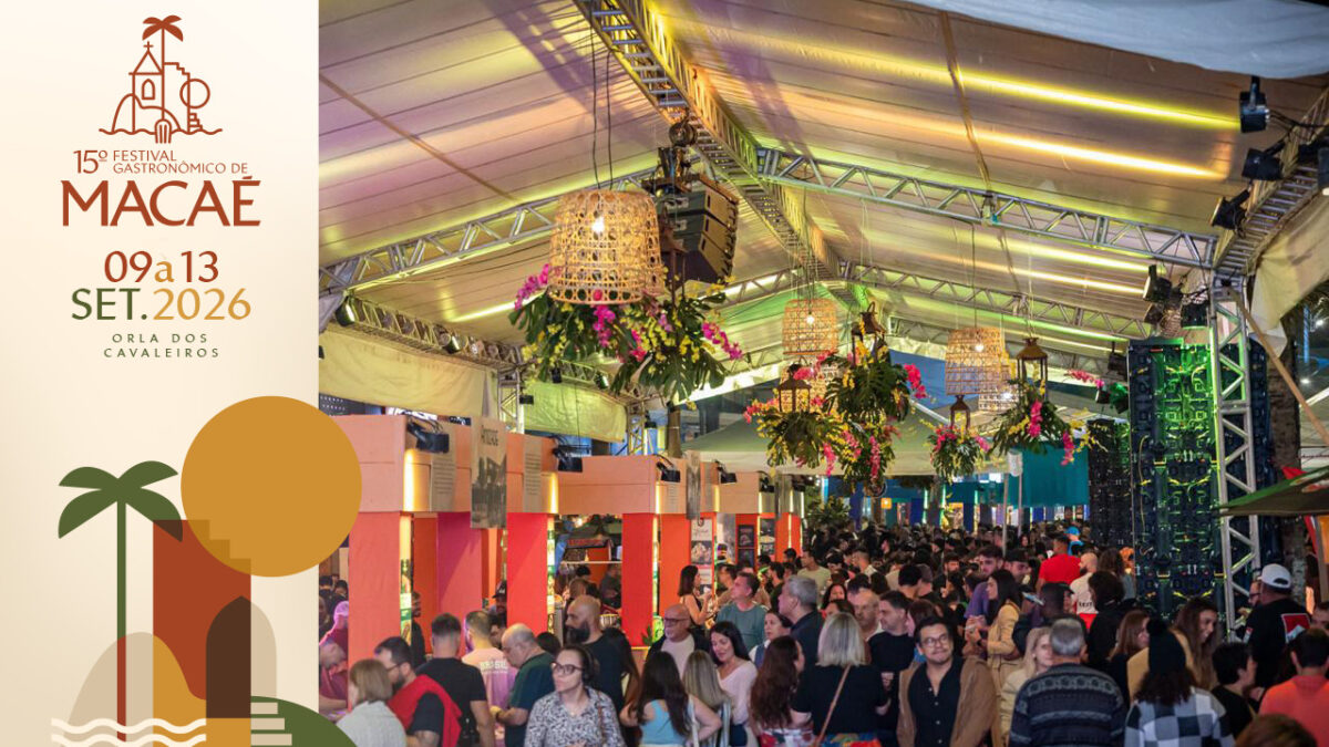 Festival de Gastronomia de Macaé reúne chefs e atrações de 9 a 13 de setembro