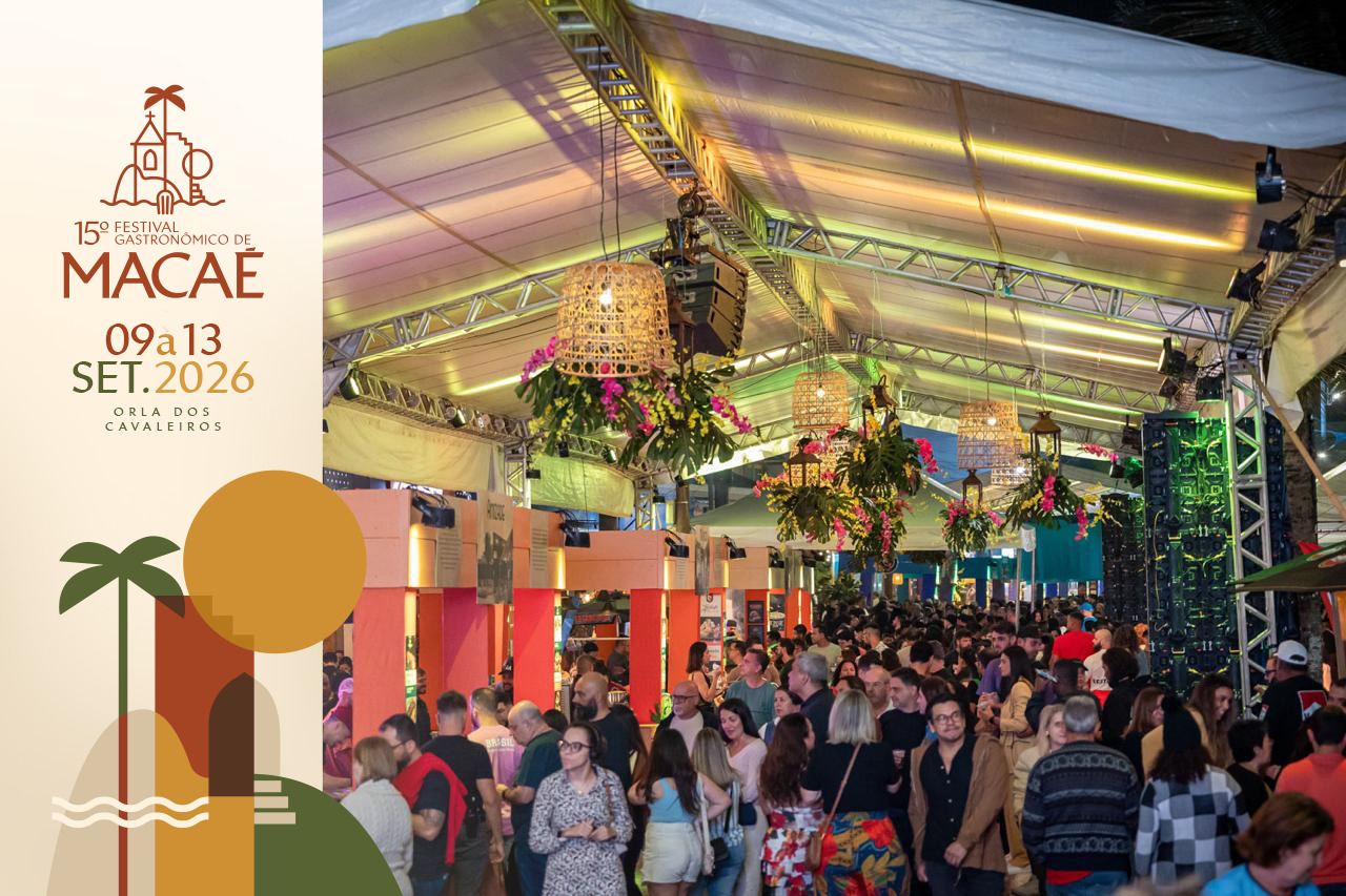 Imagem de divulgação do Festival de Gastronomia e Cultura de Macaé