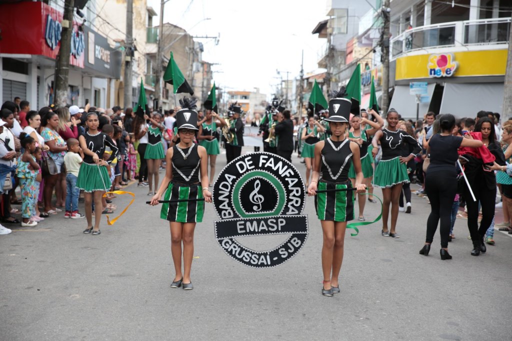 Desfile cívico-militar em São João da Barra
