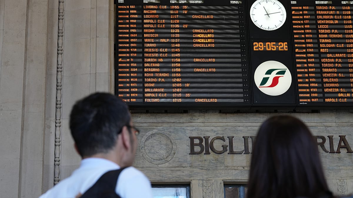Greve ferroviária de 24 horas deve afetar trens em toda a Itália