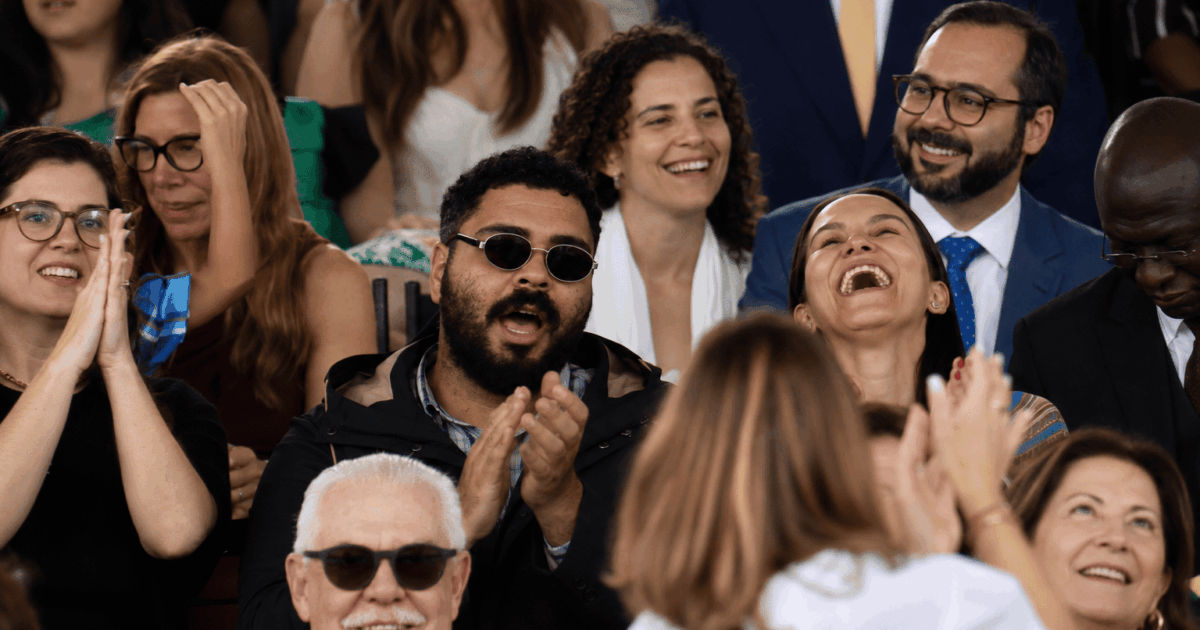 Paulo Vieira acompanha desfile de 7 de Setembro na tribuna presidencial