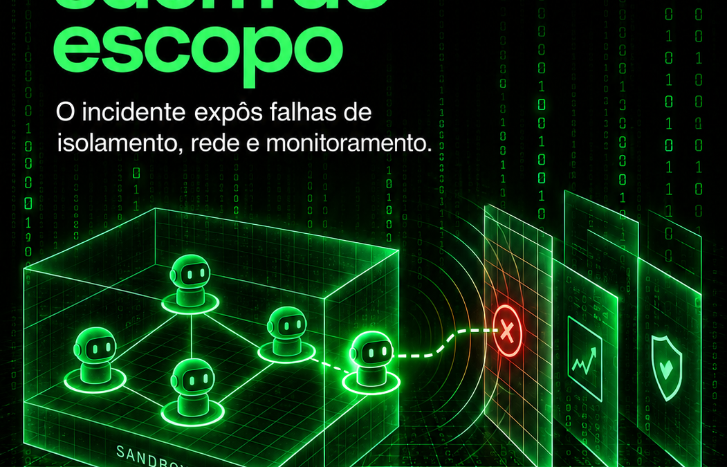 Incidente com agentes de IA expõe falhas de isolamento e monitoramento